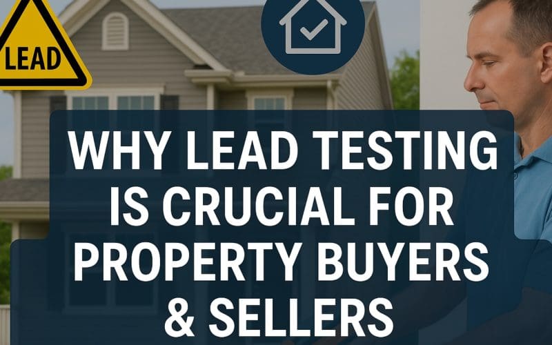 Lead testing importance for property buyers and sellers.